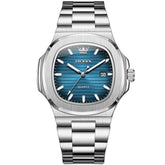 OLEVS 3696 Octagon Embossed Dial Luxury Sport Watch for Men