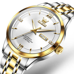 OLEVS 7061 Classic Dual Calendar Automatic Watch For Men