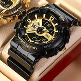 OLEVS 1102 Rugged Dual Display Digital Sport Watch for Men