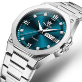OLEVS 3736 Polygonal Diamond Quartz Watch for Men