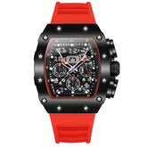 OLEVS 3608 Tonneau Sports Quartz Watch for Men
