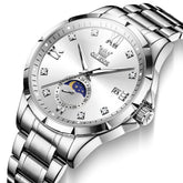 OLEVS 2956 Moon Phase Quartz Watch for Men