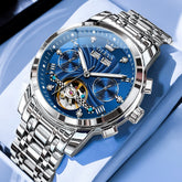 OLEVS 7088 Open Heart Roman Numeral Automatic Watch For Men
