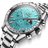 OLEVS 3618 Chronograph Moon Phase Quartz Watch for Men