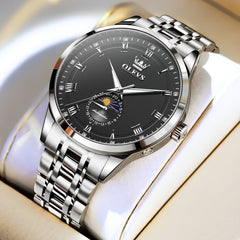 OLEVS 7063 Diamond Moon Phase Automatic Watch For Men