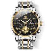 OLEVS 2859 Luxury Moon Phase Chronograph Quartz Watch for Men