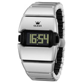 OLEVS 1112 Futuristic Cyber Cuff Digital Watch for Men