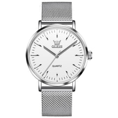 OLEVS Minimalist Ultra Thin Mesh Quartz Watch 7125 for Men