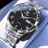 OLEVS 7062 Classic Dual Calendar Automatic Watch For Men