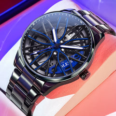 OLEVS 9937 Wheel Caliper Rim Racing Quartz Watch for Men