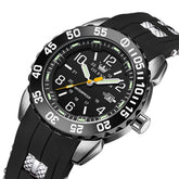 OLEVS 3688 Sport Silicone Quartz Luminous Mens Watch