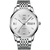 OLEVS 6777 Minimalist Day Date Mechanical Watch for Men