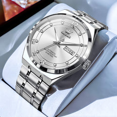 OLEVS 7068 Octagonal Luxury Sport Automatic Watch For Men