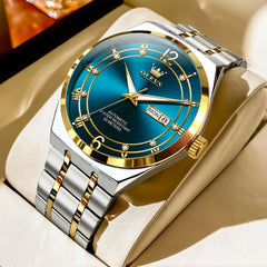 OLEVS 7068 Octagonal Luxury Sport Automatic Watch For Men