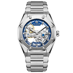 OLEVS 6742 Octagonal Skeleton Mechanical Watch for Men