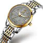 OLEVS 6630 Petite Sunburst Mechanical Watch for Women