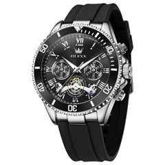 OLEVS 3730 Silver Black front view