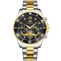 OLEVS 3732 Two Tone Black front view