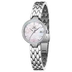 OLEVS 5689 Silver White front view
