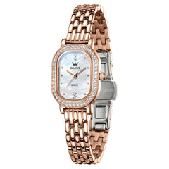 OLEVS 5697 Stainless Steel Rose Gold White front
