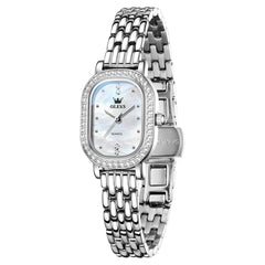 OLEVS 5697 Stainless Steel Silver White front
