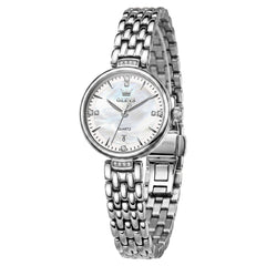 OLEVS 5710 Silver White front view