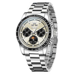 OLEVS 6756 Silver Champagne front view