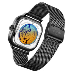 OLEVS 6782 automatic movement exhibition caseback