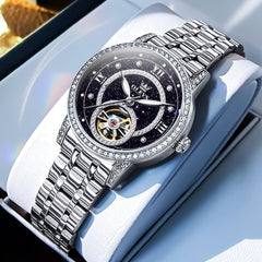 OLEVS 7036 Open Heart Automatic Watch For Women