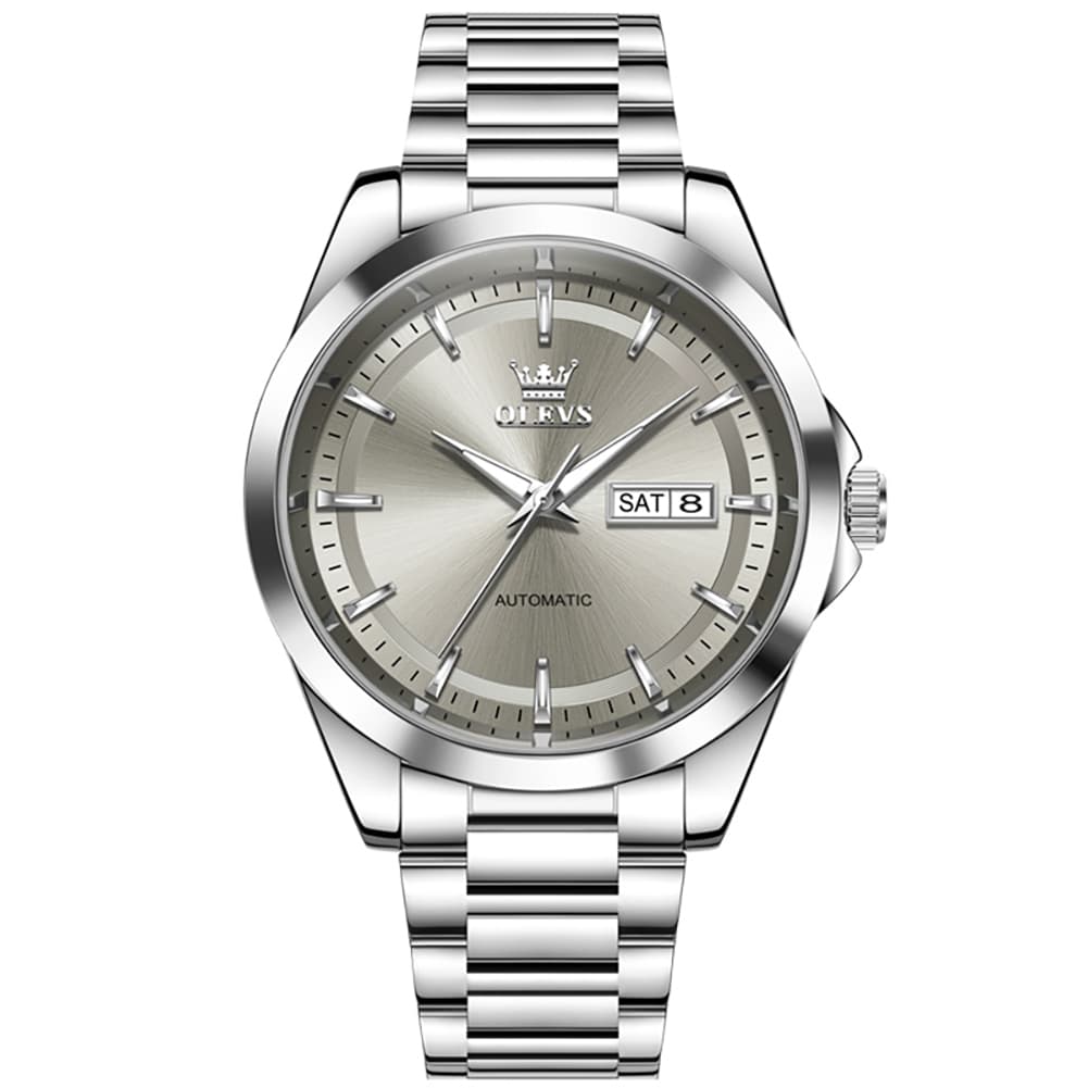 OLEVS 7090 Classic Dual Calendar Automatic Watch For Men