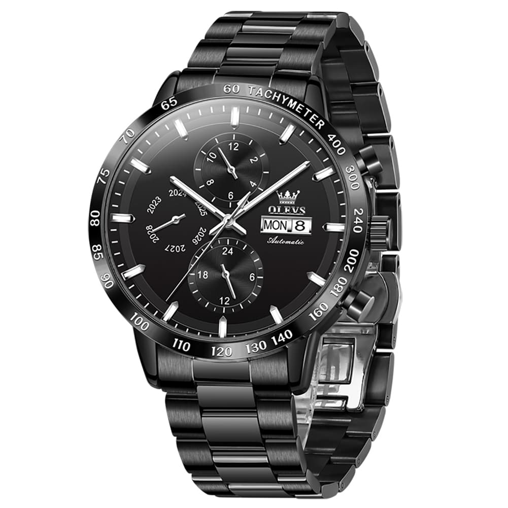 OLEVS 6683 Multifunction Automatic Steel Watch for Men