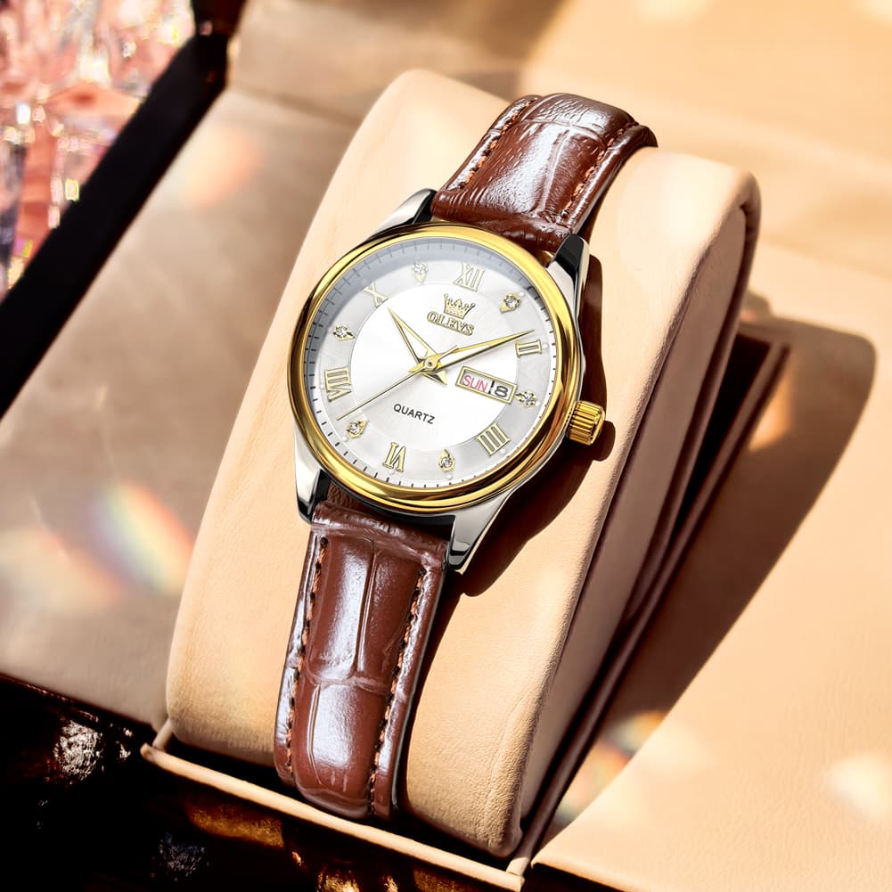 OLEVS 3649 Ultra-thin Classic Quartz Watch for Women
