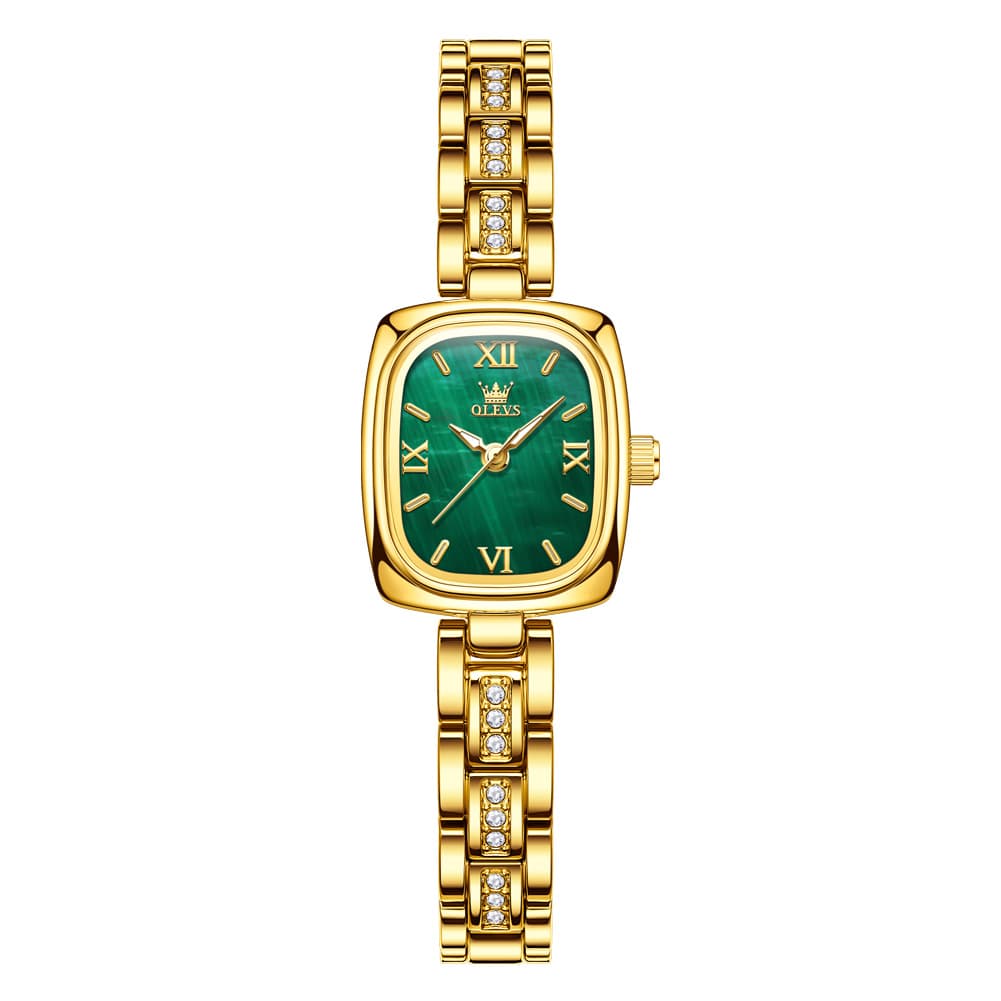 OLEVS 3695 Petite Crystal Bracelet Quartz Womens Watch