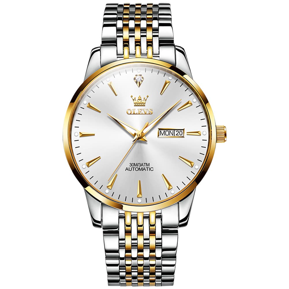 OLEVS 6635 Stainless Steel Automatic Mechanical Watch for Men