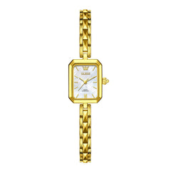 OLEVS 3691 Petite Rectangle Quartz Womens Watch Stainless Steel