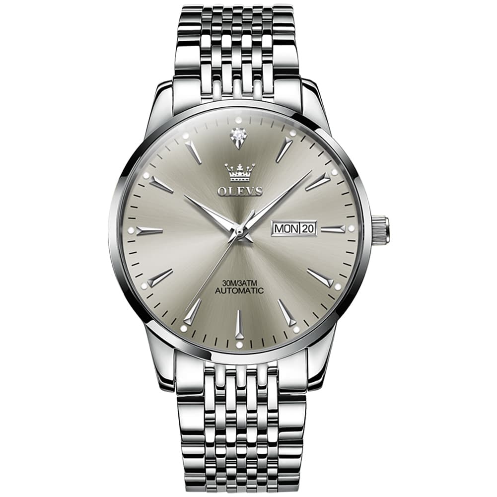 OLEVS 6635 Stainless Steel Automatic Mechanical Watch for Men