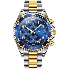 OLEVS 2926 Dive-Style Moon Phase Quartz Watch for Men