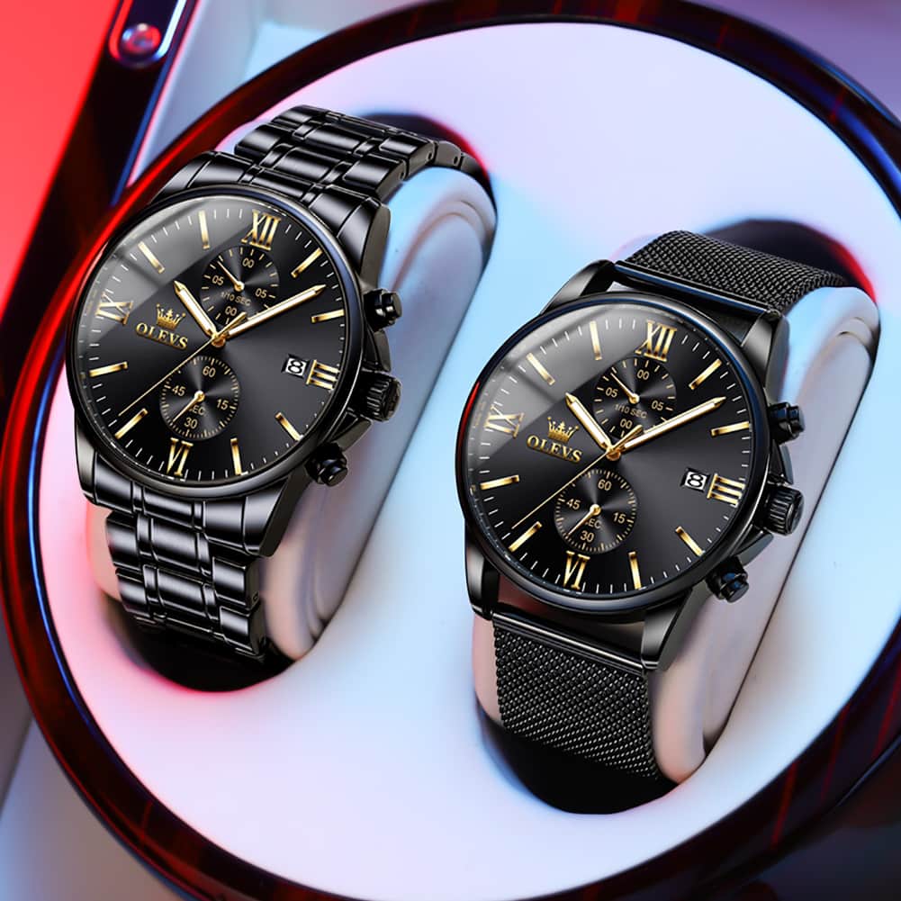 OLEVS 2886 Classic Chronograph Quartz Watch for Men