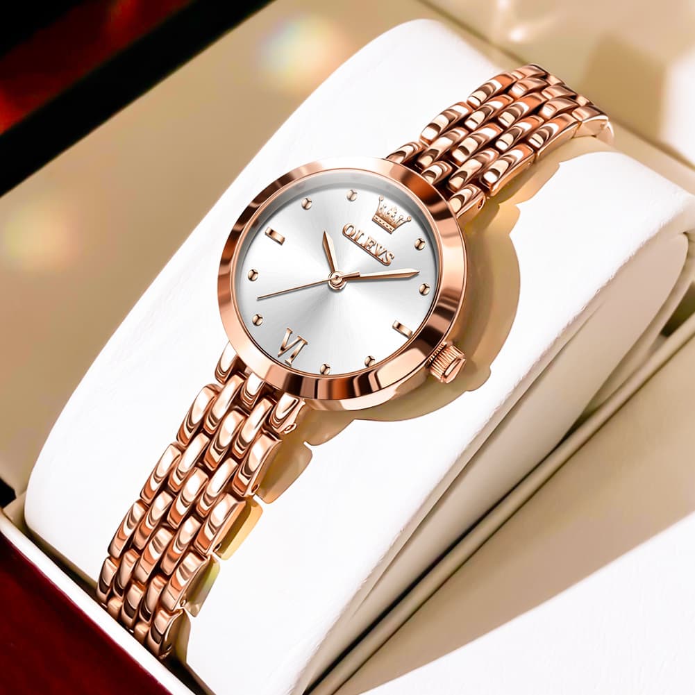 OLEVS 9992 Petite Minimalist Jewelry Bracelet Watch for Women