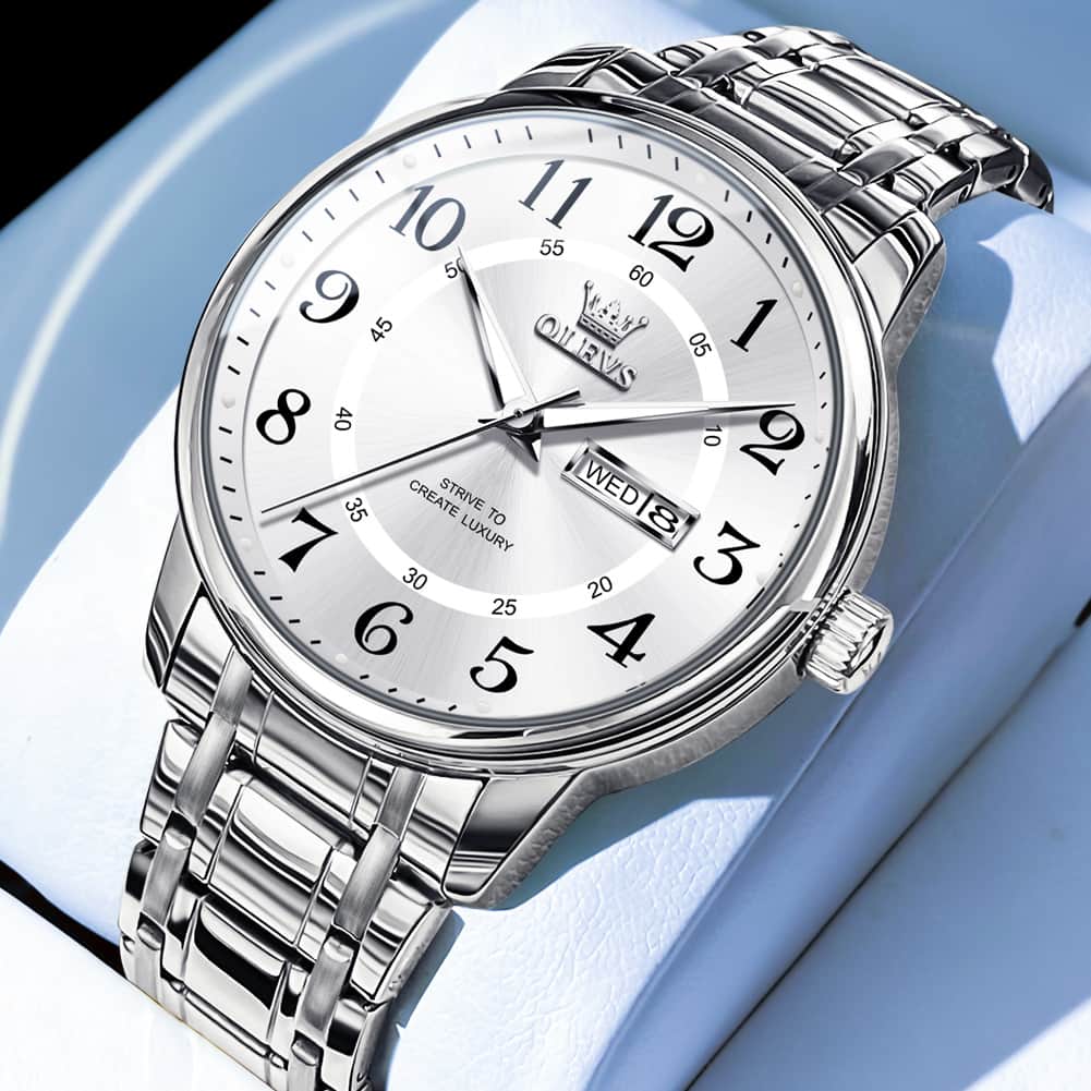 OLEVS 2891 Classic Digital Dial Couples Watch for Men Women