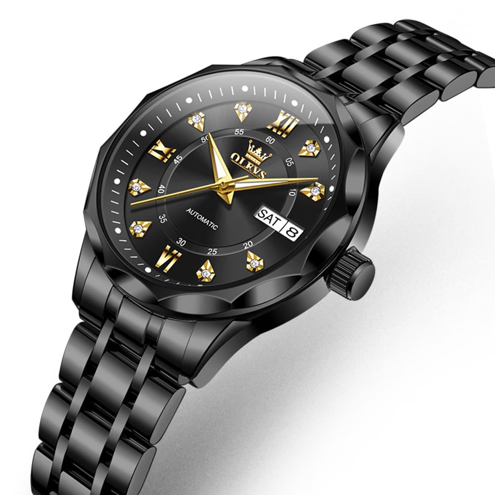 OLEVS 6727 Automatic Diamond Mechanical Watch For Women