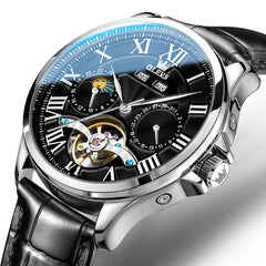 OLEVS 7013 Multi Function Sun and Moon Mechanical Watch for Men