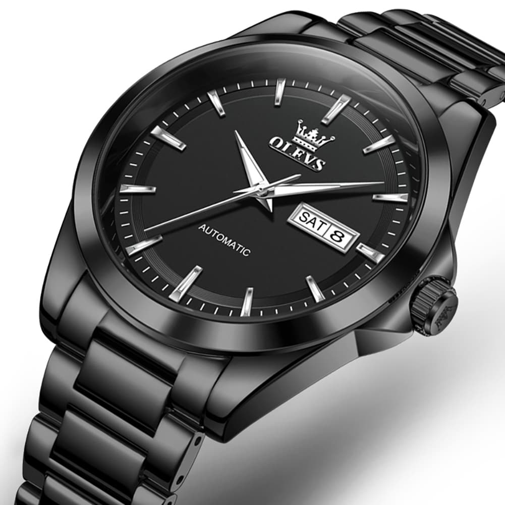 OLEVS 7090 Classic Dual Calendar Automatic Watch For Men