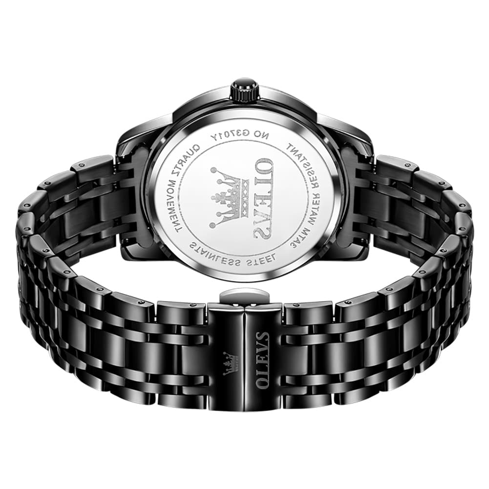 OLEVS 3701 Racing Wheel Openwork Sport Mens Quartz Watch