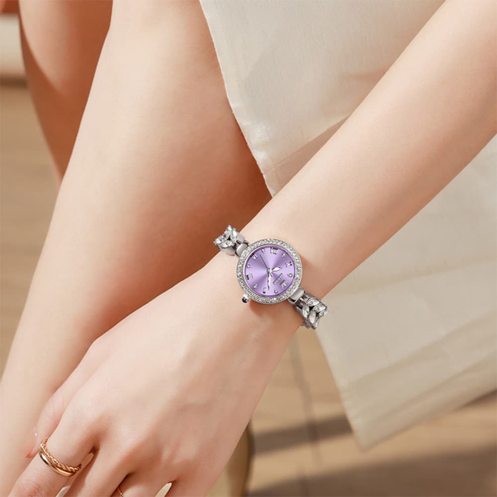 OLEVS 9971 Mermaid Bracelet Crystal Quartz Watch for Women