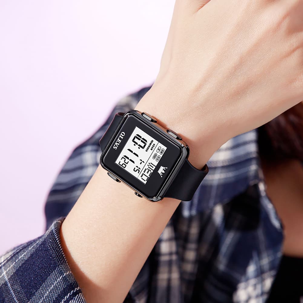 OLEVS 1105 Sleek Retro Digital Sport Watch for Men