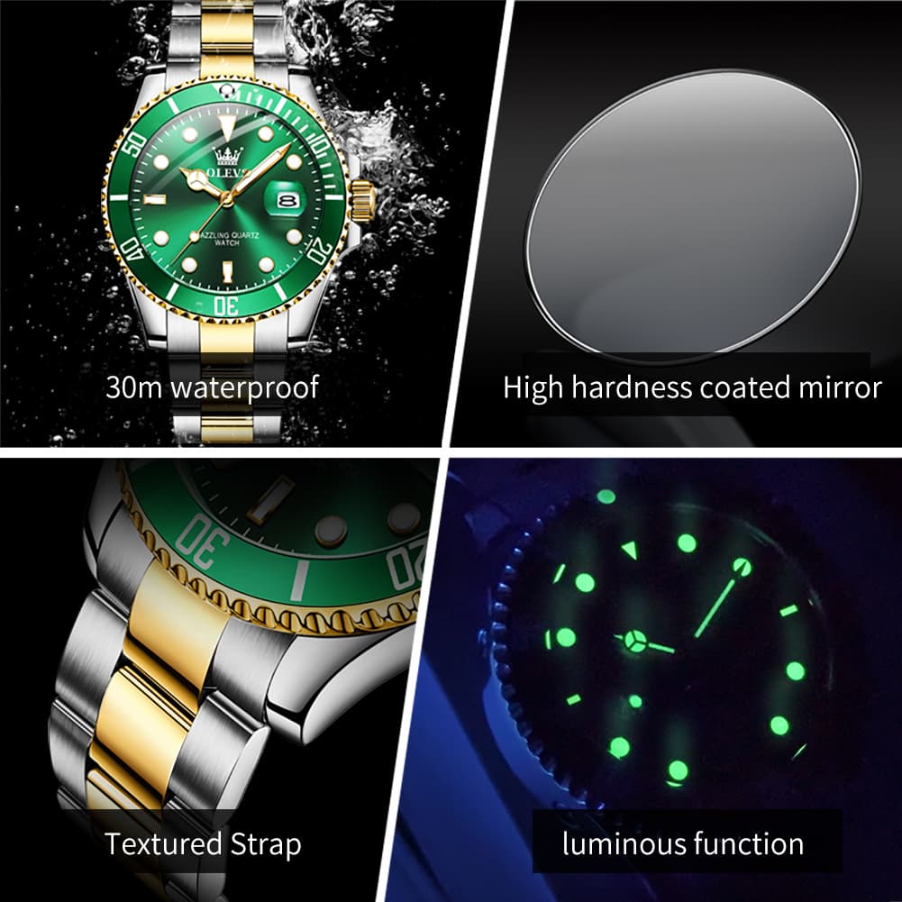 OLEVS 5885 Classic Luxury Dive Style Watch for Men