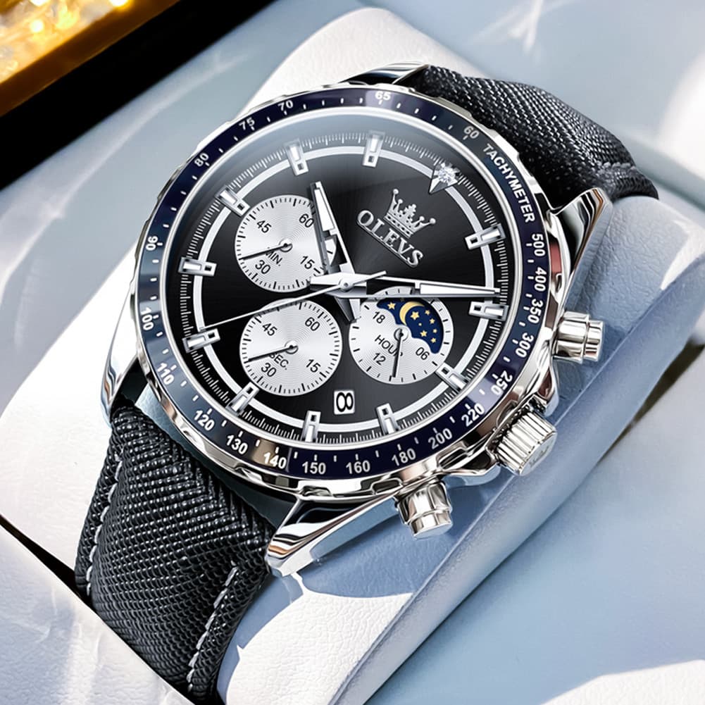 OLEVS 2945 Racing Chronograph Quartz Watch for Men