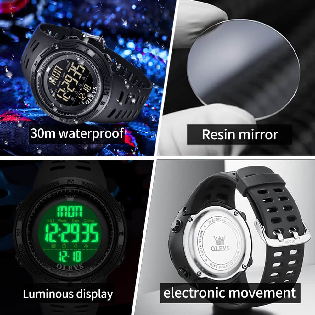 OLEVS 1109 Tactical Digital Sport Watch for Men