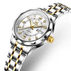 OLEVS 6727 Automatic Diamond Mechanical Watch For Women